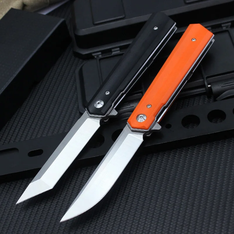 New product D2 folding knife G10 outdoor camping hiking self-defense EDC tool knife open box knife
New product D2 folding knife G10 outdoor camping hiking self-defense EDC tool knife open box knife