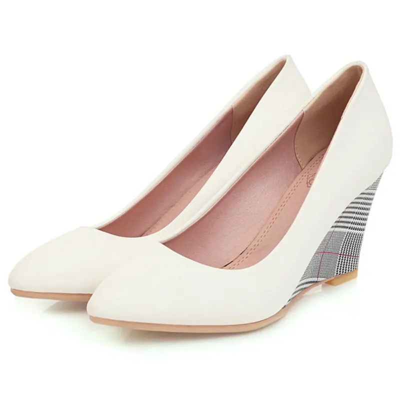 ZawsThia Pink Large Sizes 34-43 Wedges High Heels Party Wedding Pumps Shoes Slip-on Women Shoes Plaid Wedges Office Woman Pumps
ZawsThia Pink Large Sizes 34-43 Wedges High Heels Party Wedding Pumps Shoes Slip-on Women Shoes Plaid Wedges Office Woman Pumps
