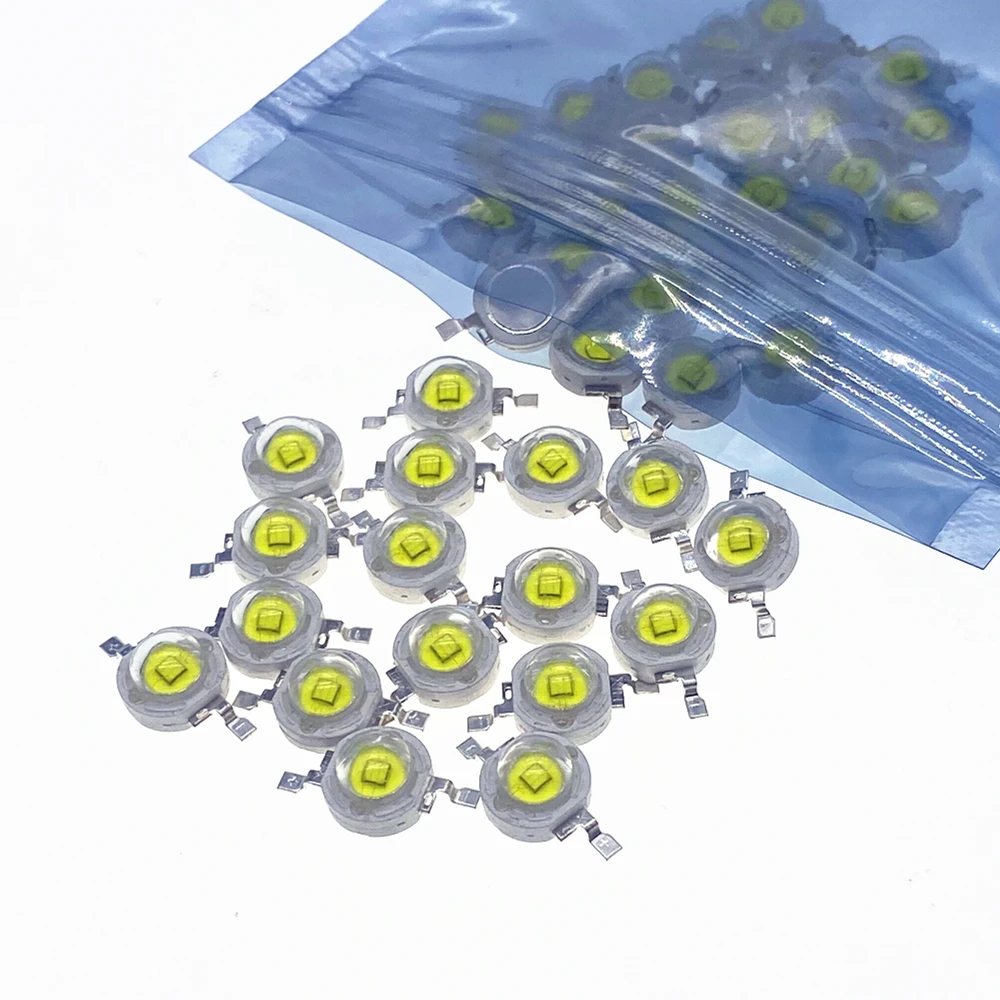 100PCS 3W High Power Led Beads 1W 3.2V-3.6V LED Chip LED Diodes For DIY LED Bulb Light Beads Spolight ourdoor White
100PCS 3W High Power Led Beads 1W 3.2V-3.6V LED Chip LED Diodes For DIY LED Bulb Light Beads Spolight ourdoor White