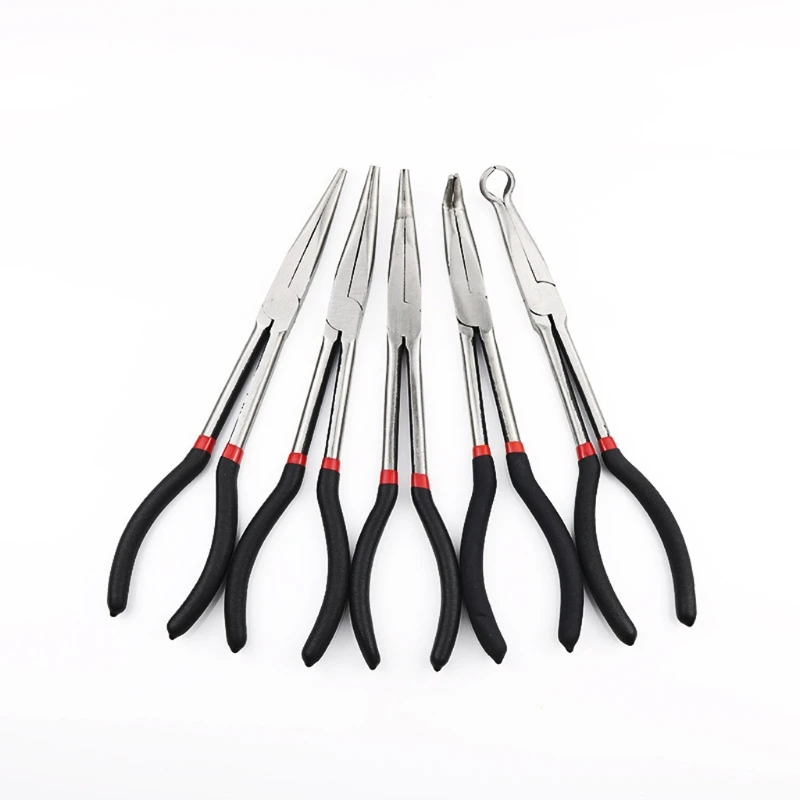 5Pcs Long Reach Plier Set Straight 90 45 20 Bent Double-X Hose Grip Pliers G88A
5Pcs Long Reach Plier Set Straight 90 45 20 Bent Double-X Hose Grip Pliers G88A