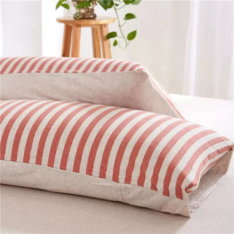 2 PCS Pillow case Home bedding soft knitted cotton pillowcase stripe pillow case
2 PCS Pillow case Home bedding soft knitted cotton pillowcase stripe pillow case