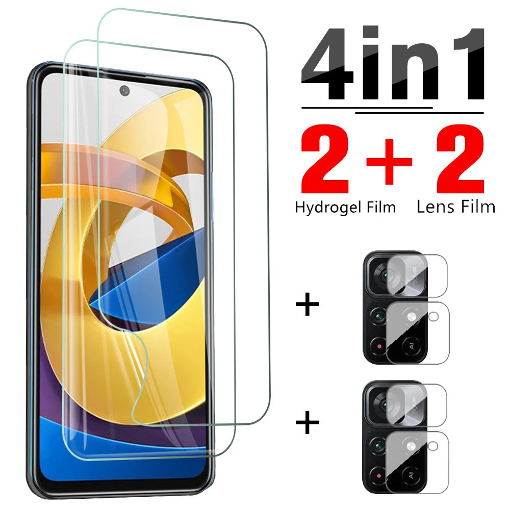 Гидрогелевая пленка 4 в 1 для Xiaomi Poco M4 Pro 5G, Защита экрана для Xiamoi Poco X3 M3 Pro F3 M3 X3 NFC, Защитная пленка для объектива камеры
Гидрогелевая пленка 4 в 1 для Xiaomi Poco M4 Pro 5G, Защита экрана для Xiamoi Poco X3 M3 Pro F3 M3 X3 NFC, Защитная пленка для объектива камеры