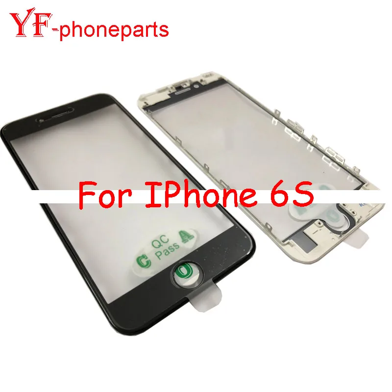 Фото Для Apple IPhone 5 5S 6 6S 7 8 Plus SE Передний сенсорный экран стеклянная рамка средняя Рамка