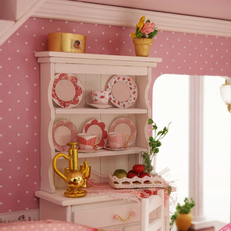 Diy Dollhouse Wisdom Fun House Diy Hut Pink Sweetheart Hand-assembled Model Gift Creative Building House Diy Dollhouse Kit
Diy Dollhouse Wisdom Fun House Diy Hut Pink Sweetheart Hand-assembled Model Gift Creative Building House Diy Dollhouse Kit