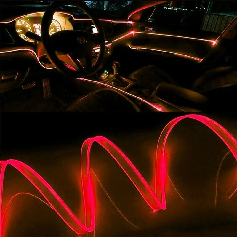 5 meters Red LED Auto entertainment car light wind Interior Decor Atmosphere Wire Strip Light Lamp Accessories car products
5 meters Red LED Auto entertainment car light wind Interior Decor Atmosphere Wire Strip Light Lamp Accessories car products