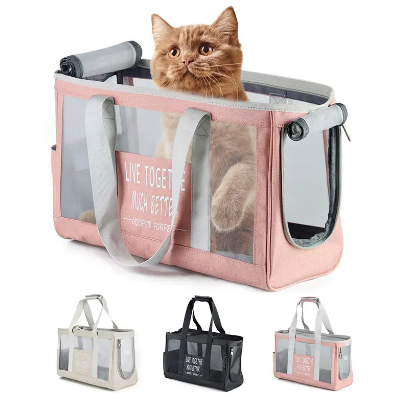 Large Breathable Cat Carrier Mesh Handbag Dog Travel Transport Outdoor Shoulder Bag Designer Car Trip Pet Window Carrier Bag
Large Breathable Cat Carrier Mesh Handbag Dog Travel Transport Outdoor Shoulder Bag Designer Car Trip Pet Window Carrier Bag