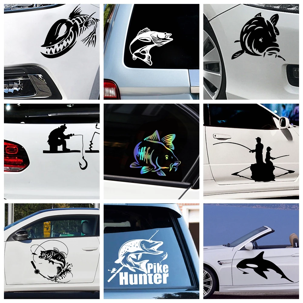Car Stickers decor Motorcycle Decals 10 Styles Mad Fish And Fishing Decorative Accessories Creative Sunscreen Waterproof PVC.
Car Stickers decor Motorcycle Decals 10 Styles Mad Fish And Fishing Decorative Accessories Creative Sunscreen Waterproof PVC.