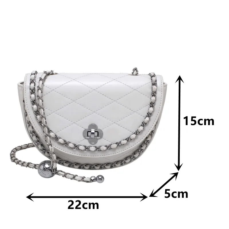 Rhombus Lattice Crossbody Bags for Women Quilted Chain Shoulder Bag Luxury Leather Messenger Bag Lozenge Female Plaid Handbags
Rhombus Lattice Crossbody Bags for Women Quilted Chain Shoulder Bag Luxury Leather Messenger Bag Lozenge Female Plaid Handbags