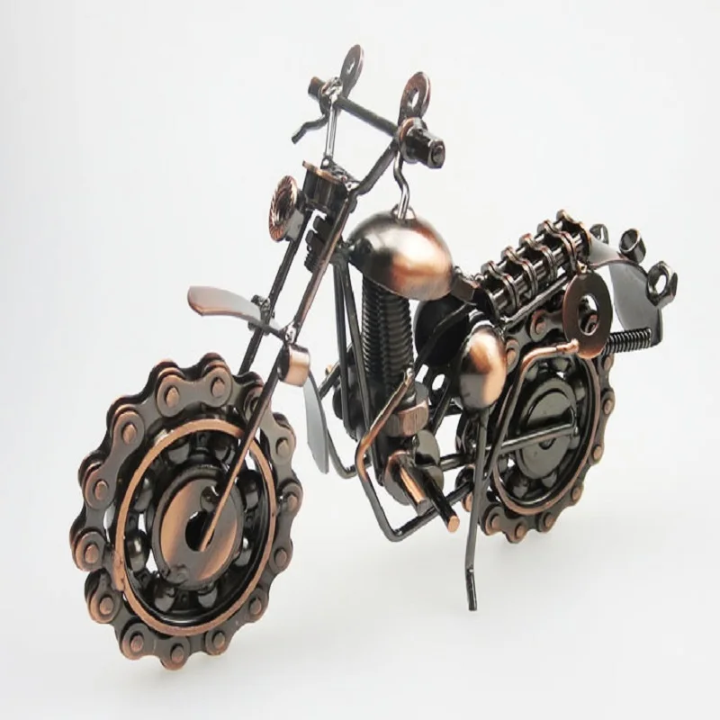 Antique Motorcycle Model Ironwork Metal Crafts Antique Home Decorations Creative Gifts
Antique Motorcycle Model Ironwork Metal Crafts Antique Home Decorations Creative Gifts