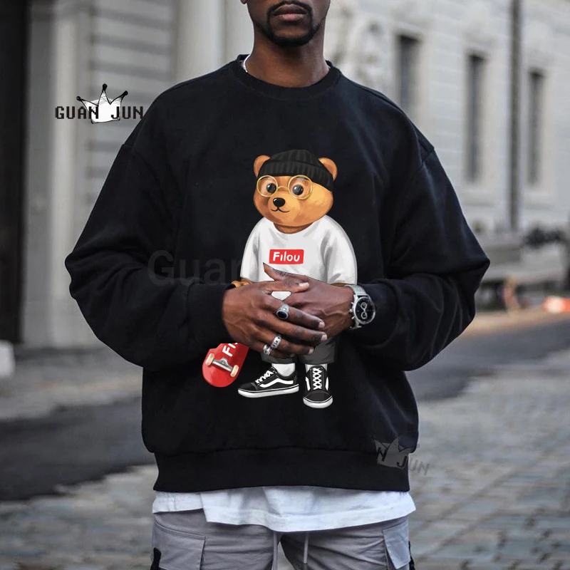 Hip Hop Sweatshirt 2021 Big Pattern Luxury Bear Big Pattern Men Women Hoodies Vintage Bears Oversized Sweatshirt Friend
Hip Hop Sweatshirt 2021 Big Pattern Luxury Bear Big Pattern Men Women Hoodies Vintage Bears Oversized Sweatshirt Friend