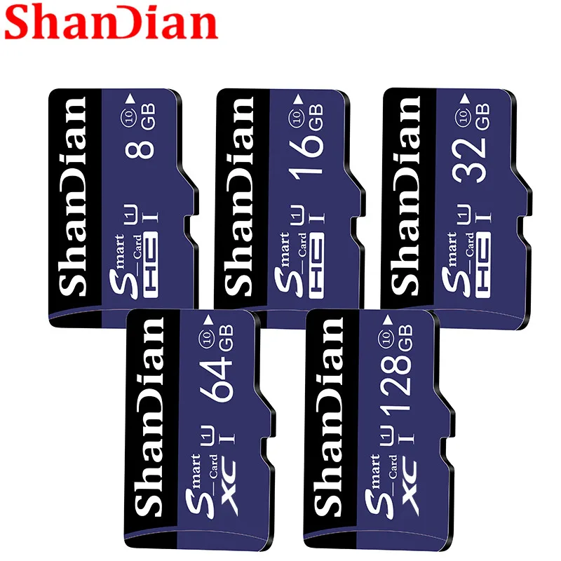 SHANDIAN Memory Card 128GB 64GB 32GB micro sd card 16GB 8GB Class10 flash card Microsd
SHANDIAN Memory Card 128GB 64GB 32GB micro sd card 16GB 8GB Class10 flash card Microsd