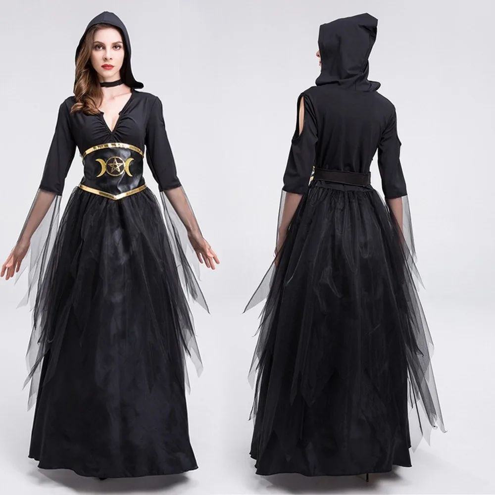 Halloween adult costume female hell ghost costume costume death witch costume vampire witch vampire dress
Halloween adult costume female hell ghost costume costume death witch costume vampire witch vampire dress
