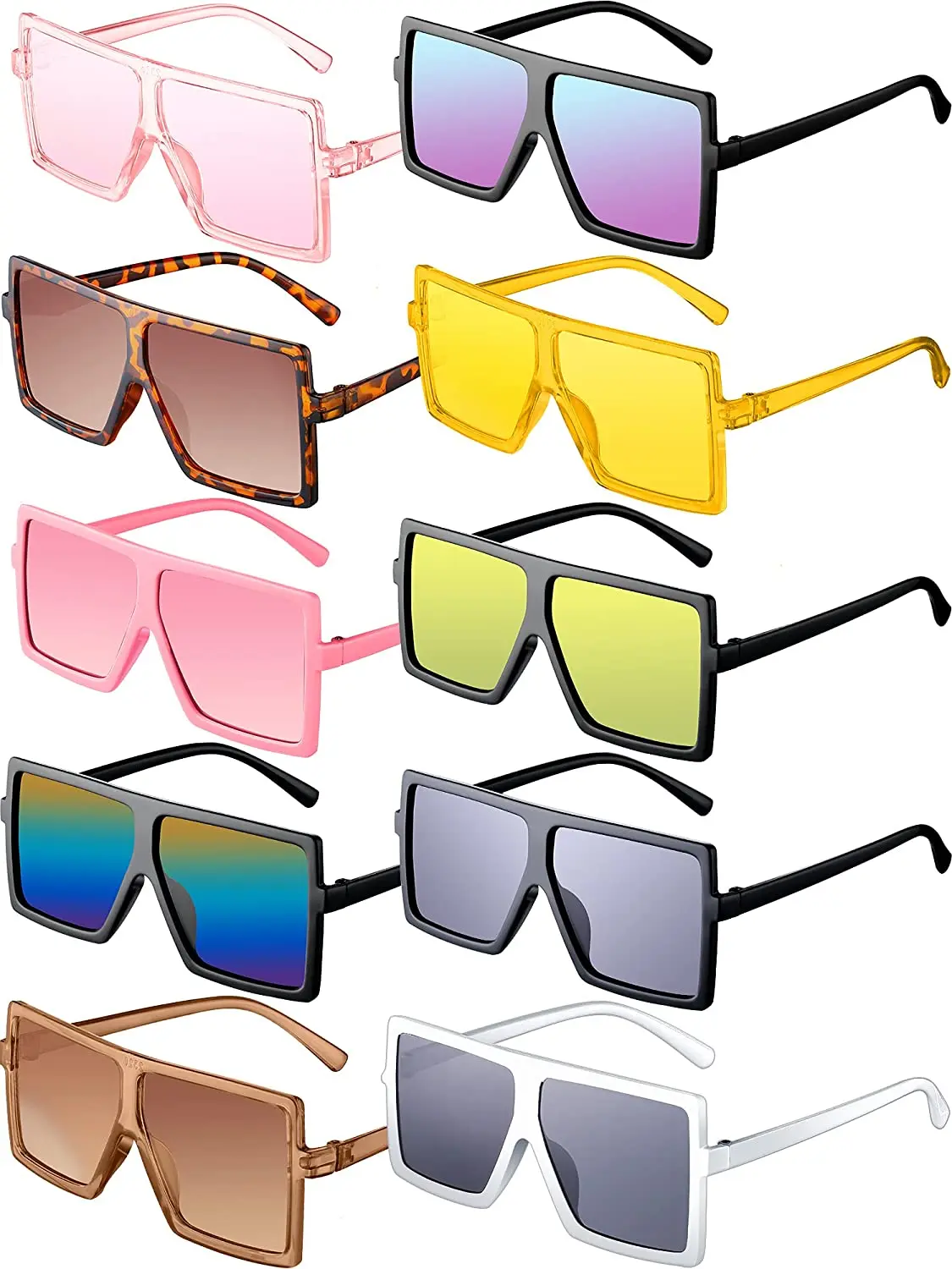 Kids Oversized Square Sunglasses Trendy Flat Top Toddler Sunglasses for Girls and Boys 3-10 Years
Kids Oversized Square Sunglasses Trendy Flat Top Toddler Sunglasses for Girls and Boys 3-10 Years