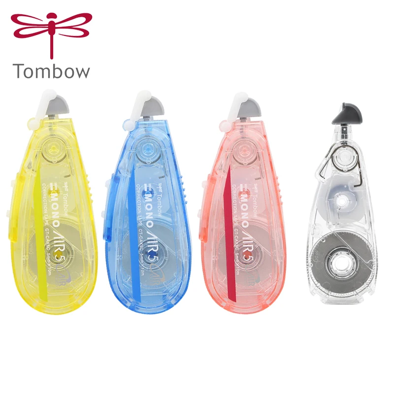 Японский комбинированный корректирующий ремень TOMBOW MONO AIR 10 м бесшумный дизайн