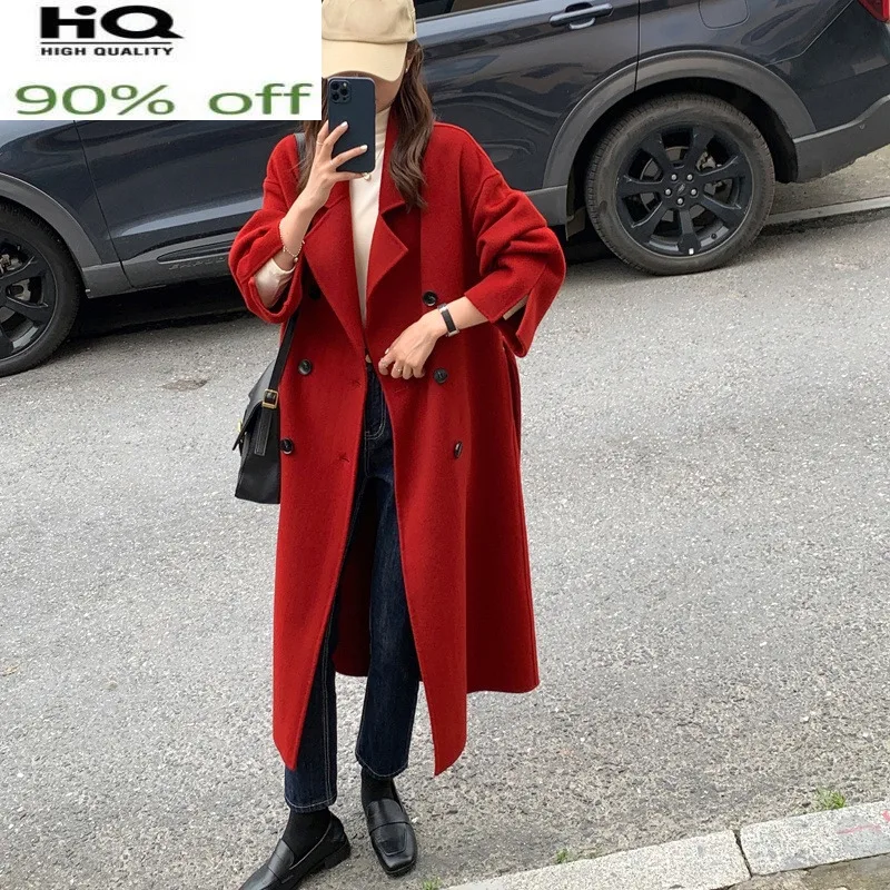 Autumn Wool Coat Women Casaul Winter Korean Ladies Coats with Belt Double Breasted Jackets for Women 2022 Manteau Femme WPY4145
Autumn Wool Coat Women Casaul Winter Korean Ladies Coats with Belt Double Breasted Jackets for Women 2022 Manteau Femme WPY4145