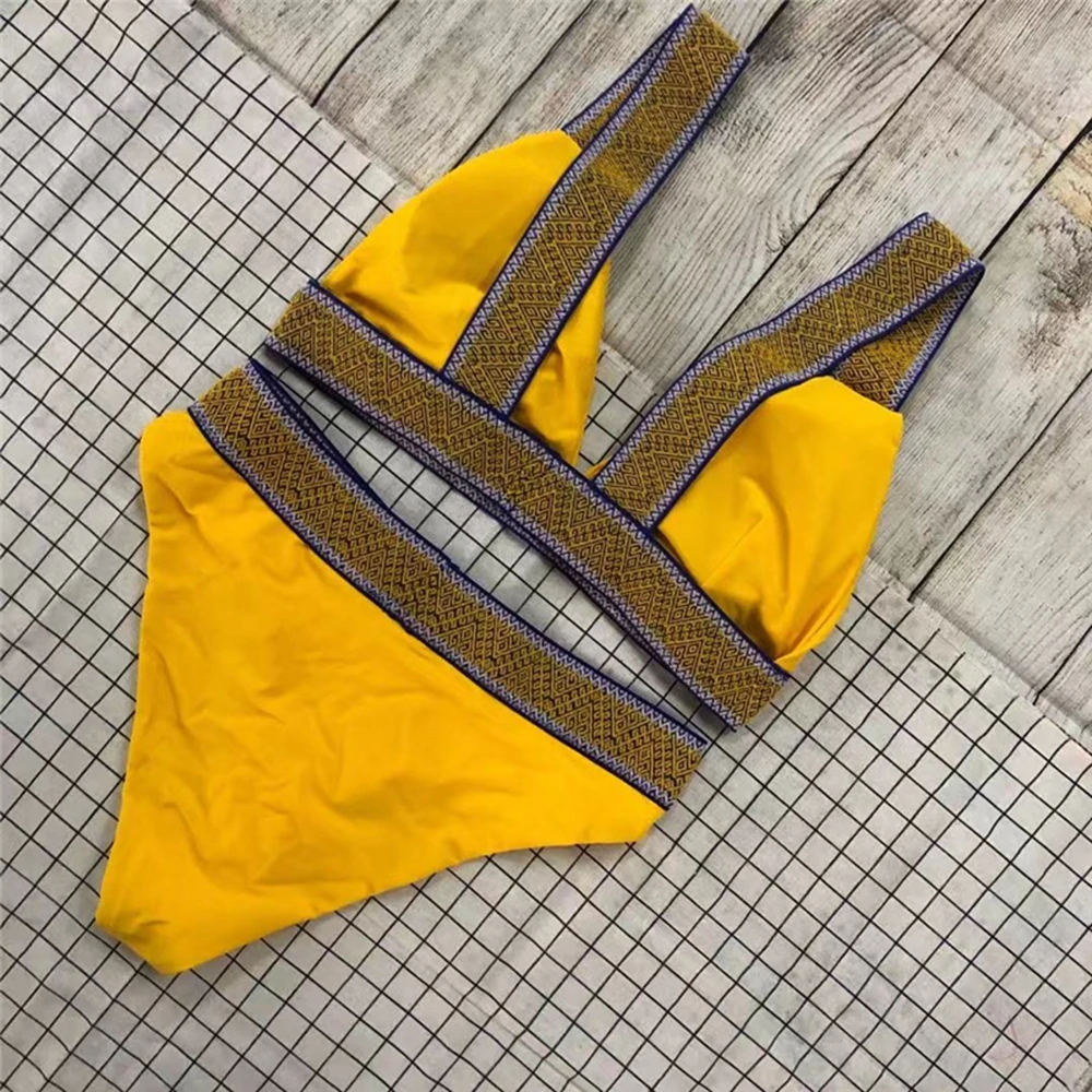 High Waist Bikini 2021 New Sexy Swimwear Women Patchwork Swimsuit Female Two Pieces Bikini Set Bathing Suit Summer Beach Wear XL
High Waist Bikini 2021 New Sexy Swimwear Women Patchwork Swimsuit Female Two Pieces Bikini Set Bathing Suit Summer Beach Wear XL