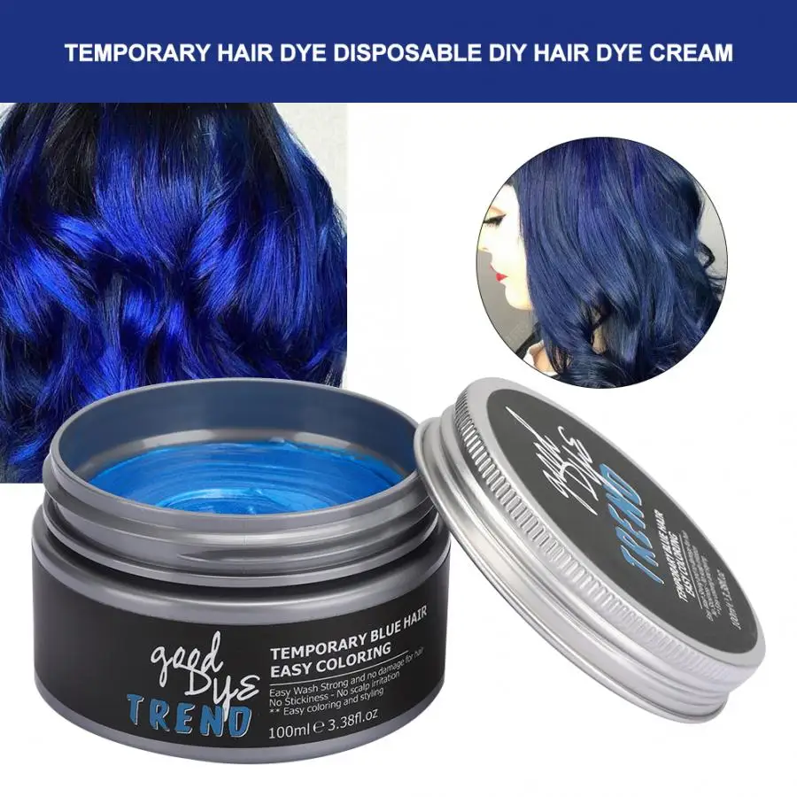 New Disposable Hair Dye PURC 100ml Temporary Hair Dye Cream DIY Hair Coloring Wax Mud Hair Tool 3 kind Hair Coloring Product
New Disposable Hair Dye PURC 100ml Temporary Hair Dye Cream DIY Hair Coloring Wax Mud Hair Tool 3 kind Hair Coloring Product