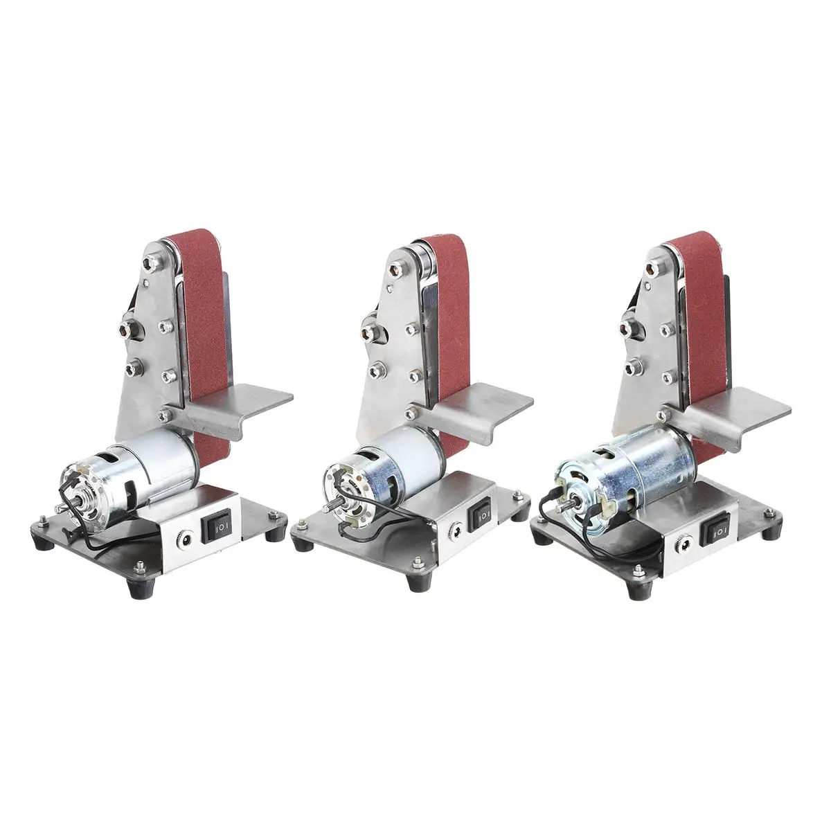 350W 9000RPM Mini Electric Belt Machine Sander Adjustable Speed Grinding Polishing Machine Multifunctional Iron Angle Grinder 
350W 9000RPM Mini Electric Belt Machine Sander Adjustable Speed Grinding Polishing Machine Multifunctional Iron Angle Grinder