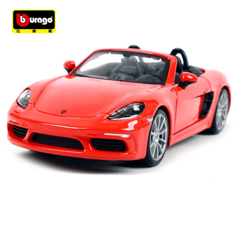 Bburago 1:24 Porsche 718 Boxster Sports Car Diecast Model Car Toy New In Box Free Shipping 21078
Bburago 1:24 Porsche 718 Boxster Sports Car Diecast Model Car Toy New In Box Free Shipping 21078