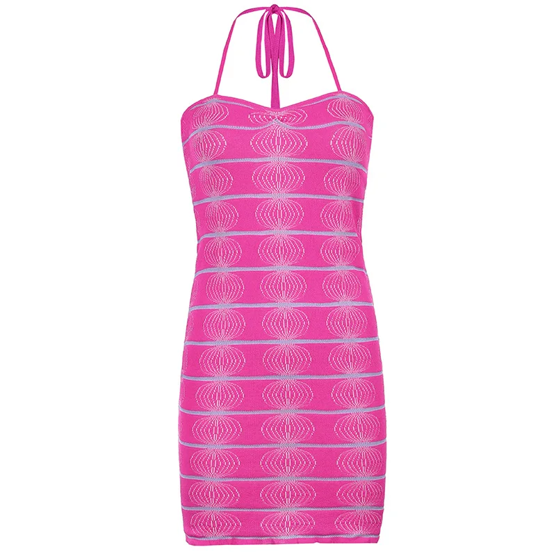 Missme Summer Bandage Dresses Knitted Striped Halter Lace Up Slim Sexy Bodycon Mini Dress Women Sleeveless Party Club
Missme Summer Bandage Dresses Knitted Striped Halter Lace Up Slim Sexy Bodycon Mini Dress Women Sleeveless Party Club