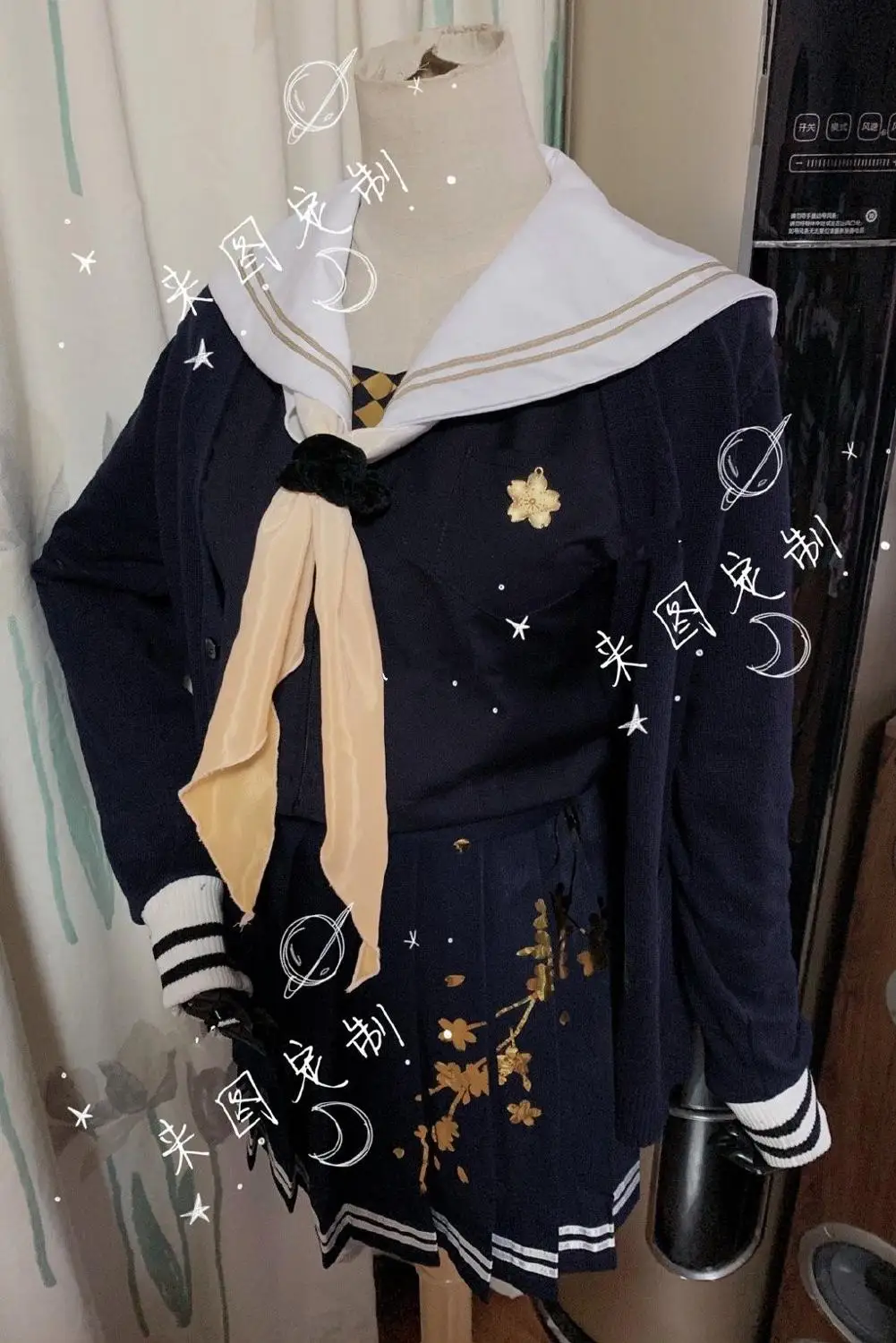 Custom made IJN Noshiro Azur Lane Cosplays Noshiro Cosplay costume Uniform JK dress female sailor suit shirt skirt sweater
Custom made IJN Noshiro Azur Lane Cosplays Noshiro Cosplay costume Uniform JK dress female sailor suit shirt skirt sweater