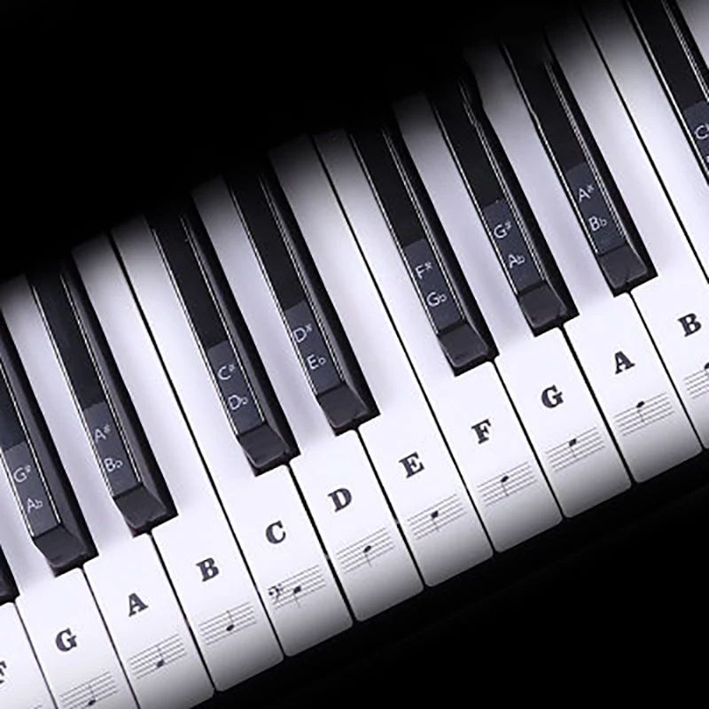 88/61/54/49 key piano transparent stickers electronic organ hand roll piano key scale stickers easy to clean / not hurt piano
88/61/54/49 key piano transparent stickers electronic organ hand roll piano key scale stickers easy to clean / not hurt piano