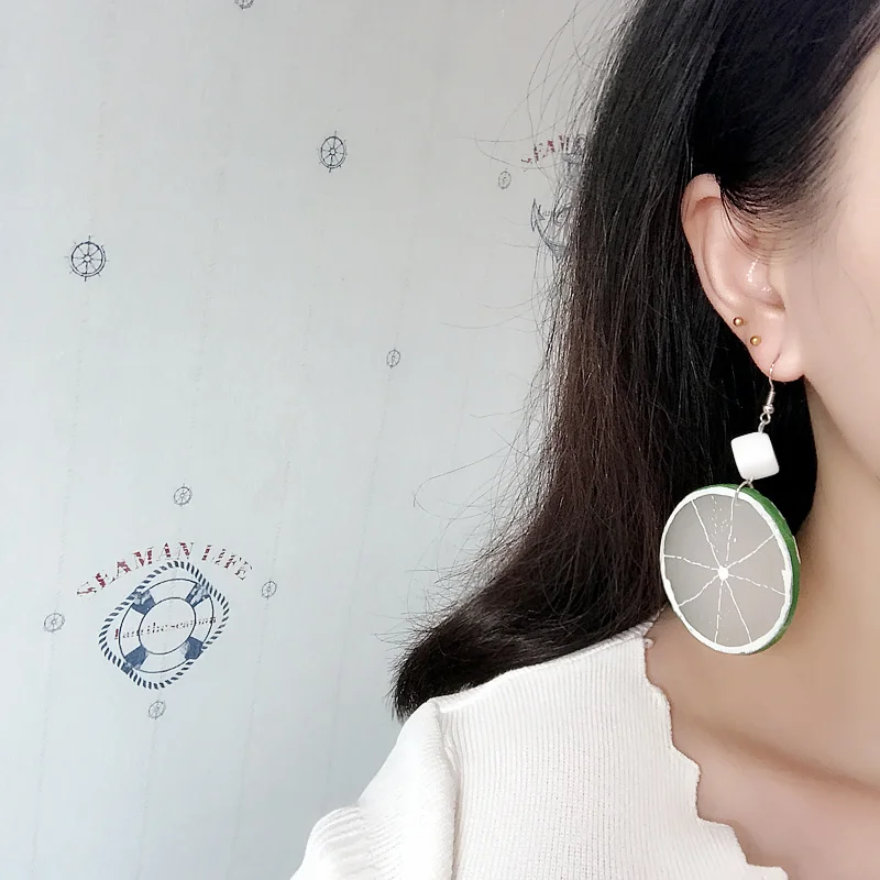 Personality Lemon Drop Earrings For Women Girl Fruit Orange Long Dangle Earrings Brinco Fashion Party Summer Jewelry Accessories
Personality Lemon Drop Earrings For Women Girl Fruit Orange Long Dangle Earrings Brinco Fashion Party Summer Jewelry Accessories