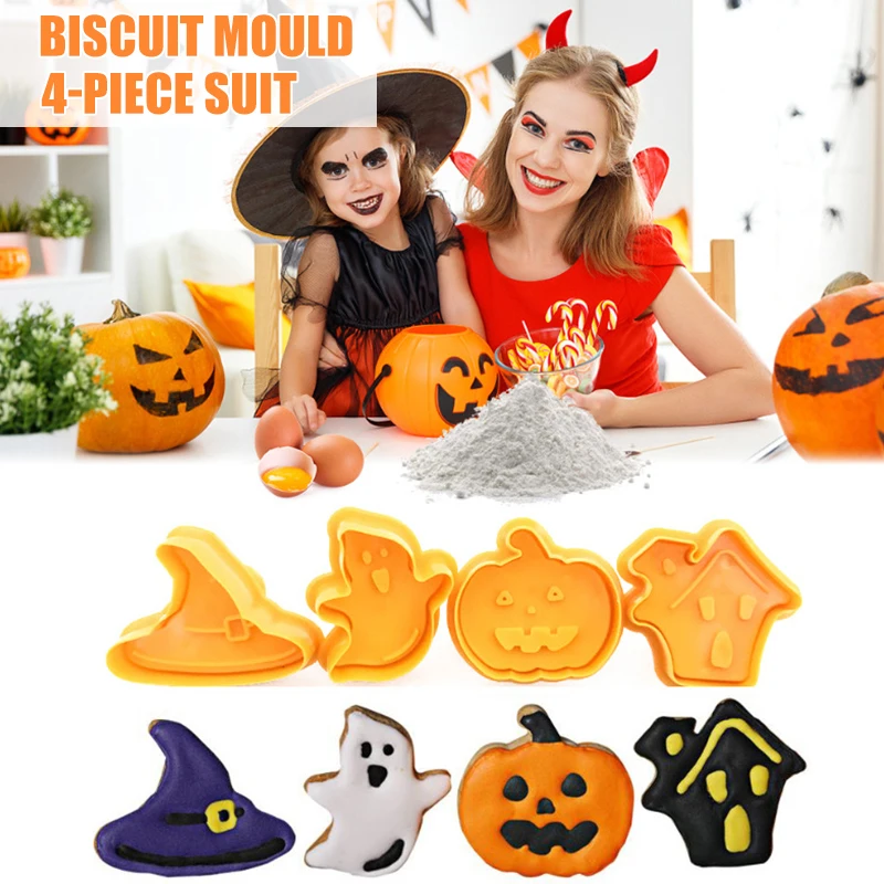 Cookie Cutter Stencils with Halloween Theme 3D Cartoon DIY Biscuit Template Practical Kitchen Baking Tools ALS88
Cookie Cutter Stencils with Halloween Theme 3D Cartoon DIY Biscuit Template Practical Kitchen Baking Tools ALS88