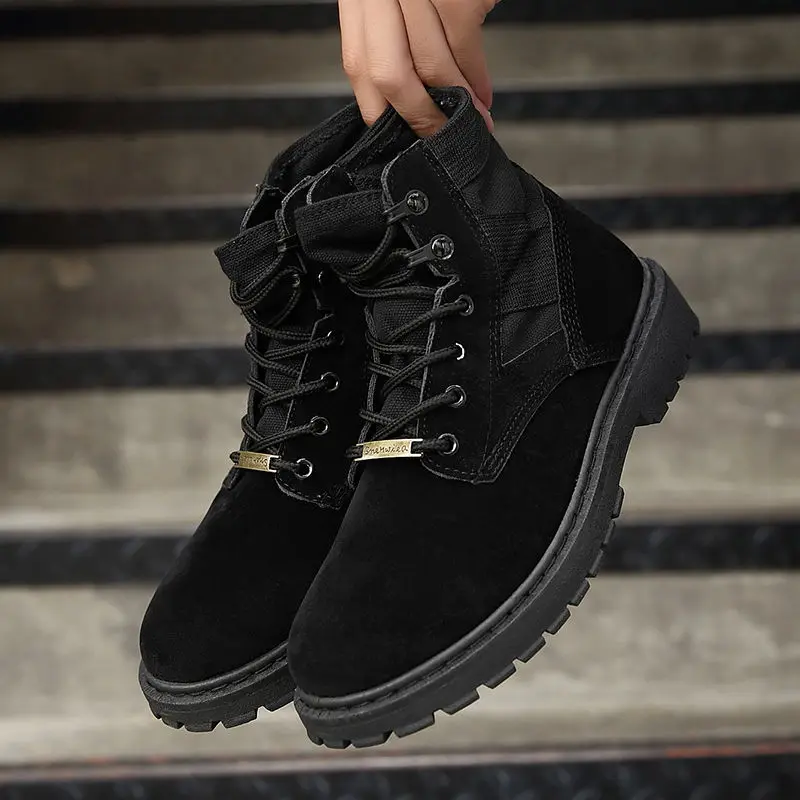 2020 Winter New Hot shoes Boots Men's Korean Anti-skid High-top Wear-Resistant Boots Casual Tooling Shoes Military Boots
2020 Winter New Hot shoes Boots Men's Korean Anti-skid High-top Wear-Resistant Boots Casual Tooling Shoes Military Boots