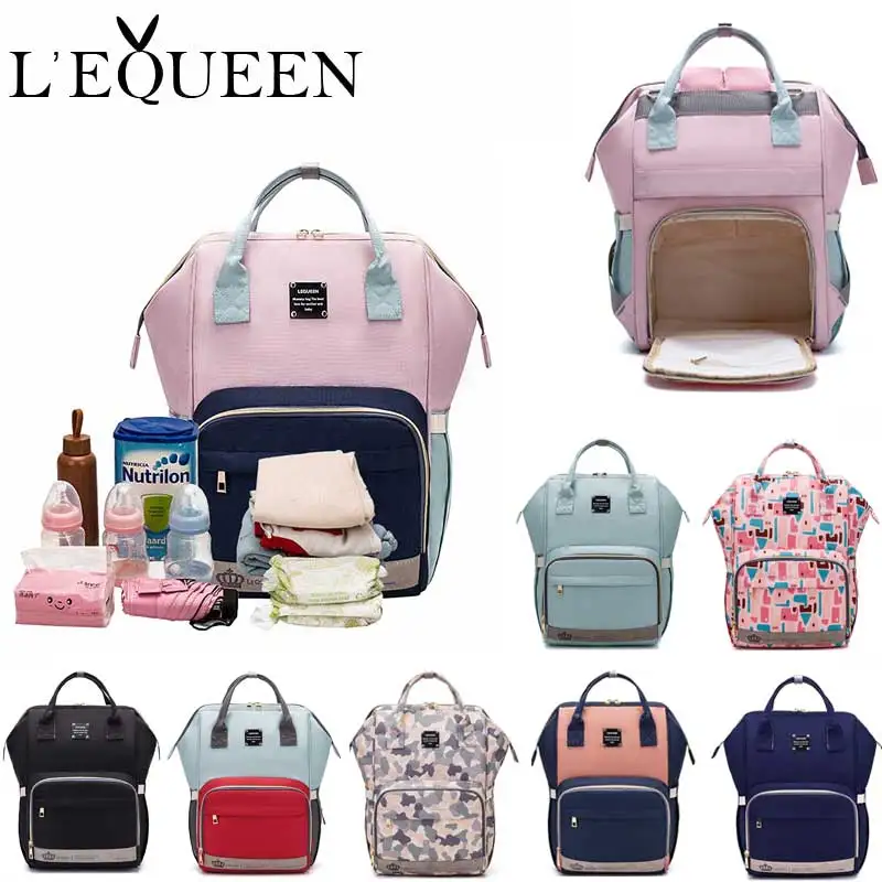 Рюкзак для мам Lequeen, модная брендовая вместительная детская дорожная сумка для подгузников, дизайнерская сумка для ухода за детьми
Рюкзак для мам Lequeen, модная брендовая вместительная детская дорожная сумка для подгузников, дизайнерская сумка для ухода за детьми