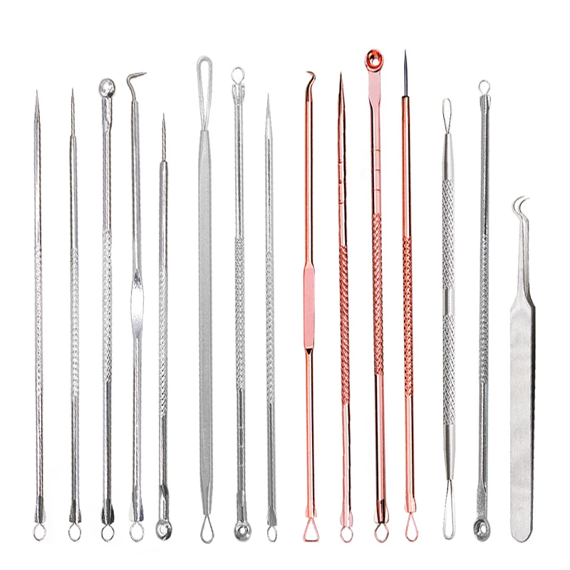 Acne Pimple Blackhead Remover Tool Acne Removal Needles for Face Cleaning Comedone Extractor Squeezing Pore Cleaner Skin Care
Acne Pimple Blackhead Remover Tool Acne Removal Needles for Face Cleaning Comedone Extractor Squeezing Pore Cleaner Skin Care