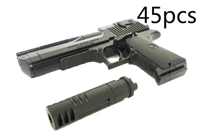 Toys Gun Desert Eagle Model DIY Military Building Blocks 307pcs Kits pistol Bricks Boy Gift
Toys Gun Desert Eagle Model DIY Military Building Blocks 307pcs Kits pistol Bricks Boy Gift