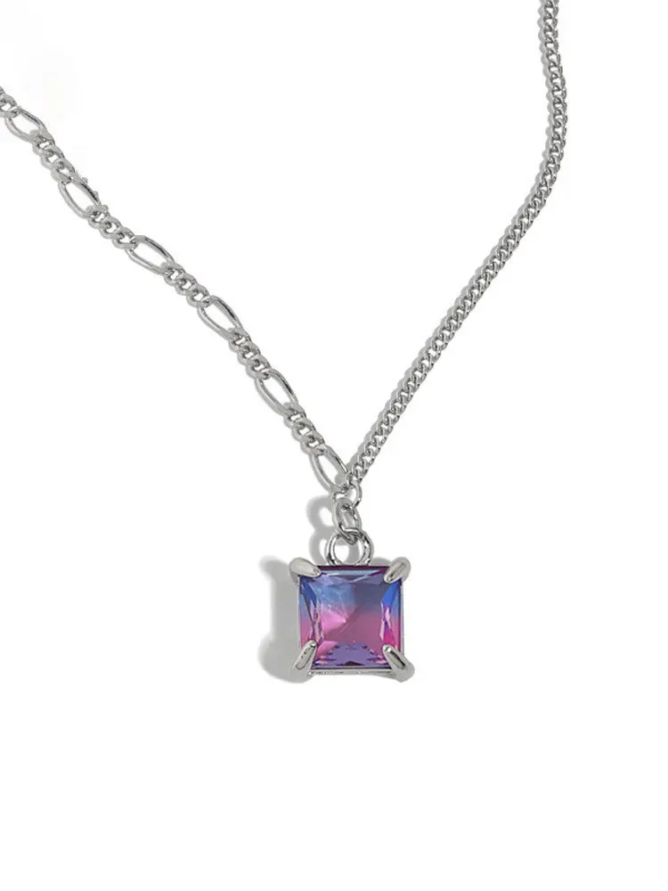 Sterling Silver 925 Necklaces For Women Gold Geometry Pendants Two-color Stone Minimalist Design Fine Jewelry Fine Jewellery
Sterling Silver 925 Necklaces For Women Gold Geometry Pendants Two-color Stone Minimalist Design Fine Jewelry Fine Jewellery