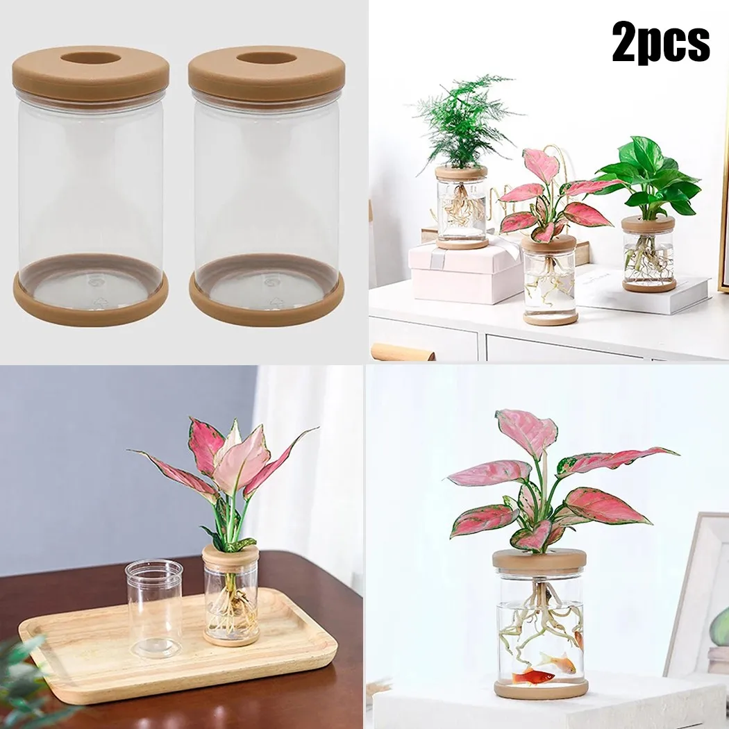 Flower Pot Clear Imitation Glass Hydroponic Automatic Water Absorption Planter For Grow Small Potted Plants Fish Farm
Flower Pot Clear Imitation Glass Hydroponic Automatic Water Absorption Planter For Grow Small Potted Plants Fish Farm