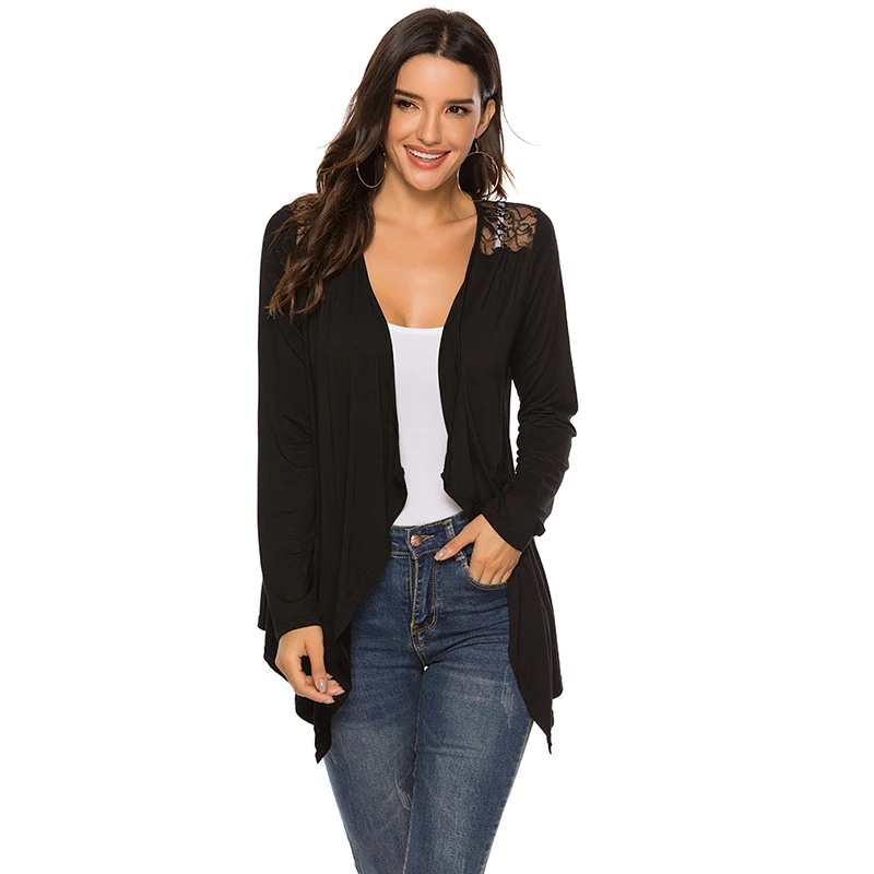 Fashion Sweater Tops Women Hollow Shoulder Coat 2022 Spring and Autumn Knitwear Solid Color Lace Long Sleeve Thin Cardigans Full
Fashion Sweater Tops Women Hollow Shoulder Coat 2022 Spring and Autumn Knitwear Solid Color Lace Long Sleeve Thin Cardigans Full