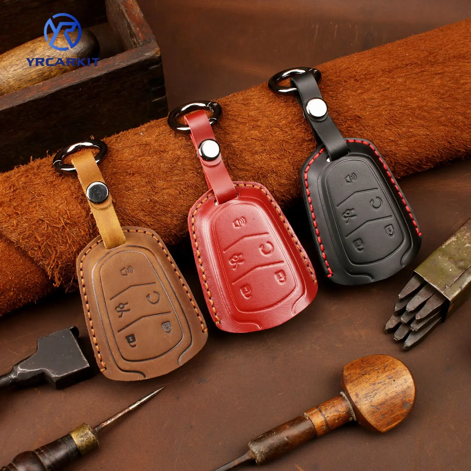 For Cadillac SRX ATS XTS ATS-L XT4 5 6 CT6 Escalade Car Smart Key Hand-made Cowhide Souvenir shell packet sets case
For Cadillac SRX ATS XTS ATS-L XT4 5 6 CT6 Escalade Car Smart Key Hand-made Cowhide Souvenir shell packet sets case