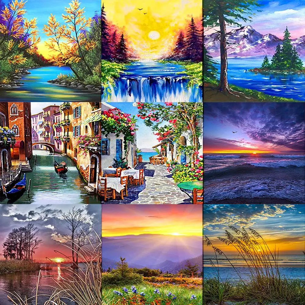 Scenery Series Diamond Painting 5D DIY Full Round Drill Hanging Painting Creative Hobby Crafts Home Decoration Diamond Painting
Scenery Series Diamond Painting 5D DIY Full Round Drill Hanging Painting Creative Hobby Crafts Home Decoration Diamond Painting