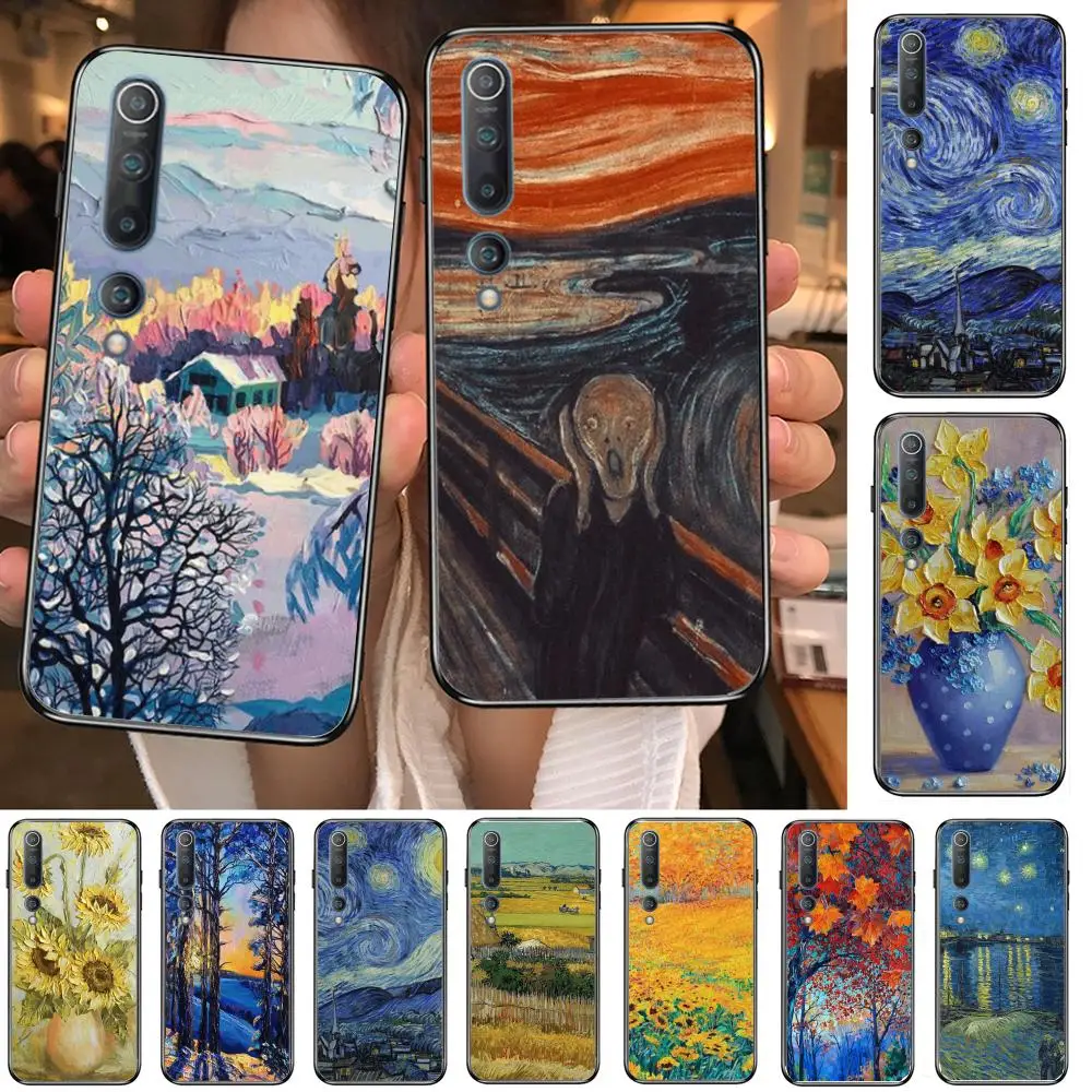 Fashion Art Van Gogh Oil Painting Phone Case For xiaomi mi11 5g 10 liti Ultra 9Pro SE 3 8 Note Anime Black Cover Silicone Back P
Fashion Art Van Gogh Oil Painting Phone Case For xiaomi mi11 5g 10 liti Ultra 9Pro SE 3 8 Note Anime Black Cover Silicone Back P