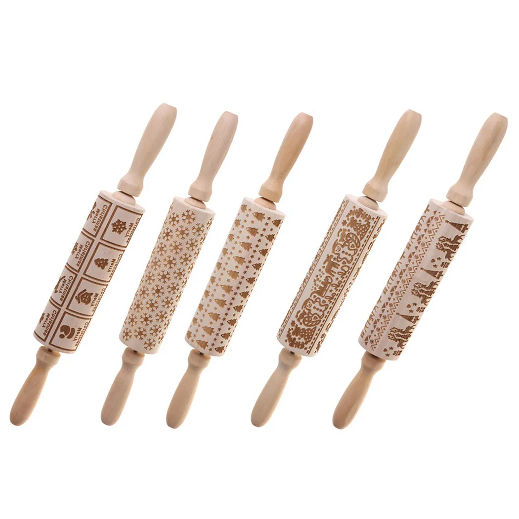 1 Embossing Rolling Pin 3D Wooden Embossing Rolling Pin With Christmas Elk Pattern Design Baking Tool In Stock
1 Embossing Rolling Pin 3D Wooden Embossing Rolling Pin With Christmas Elk Pattern Design Baking Tool In Stock