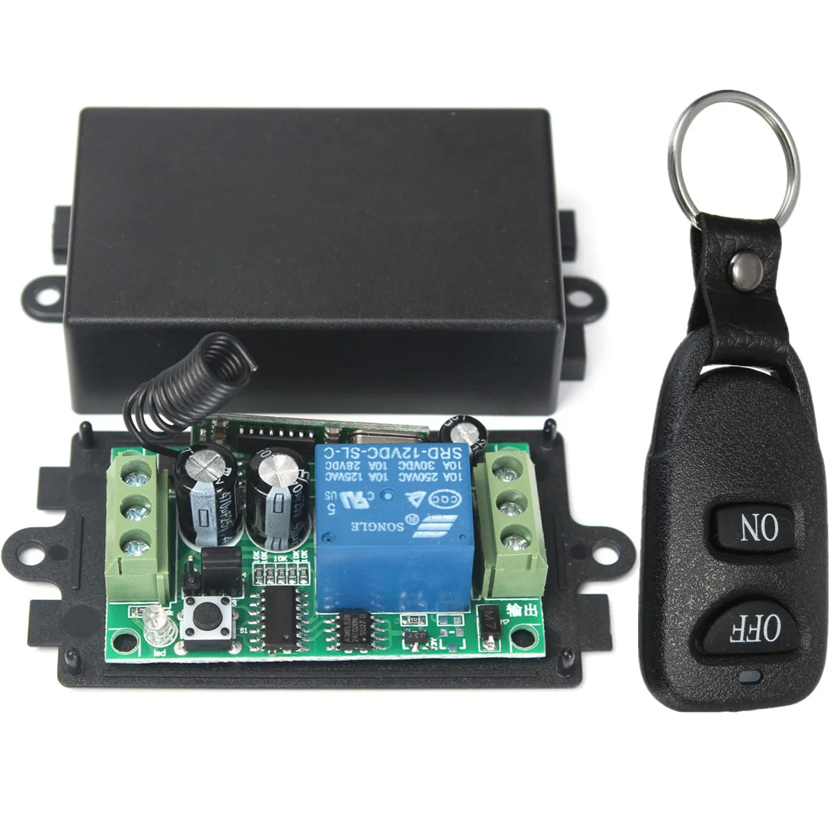 DC 12V 10A 1CH Wireless RF Remote Control Switch Transmitter Receiver Relay 2 Buttons Waterproof Remote 433MHZ
DC 12V 10A 1CH Wireless RF Remote Control Switch Transmitter Receiver Relay 2 Buttons Waterproof Remote 433MHZ