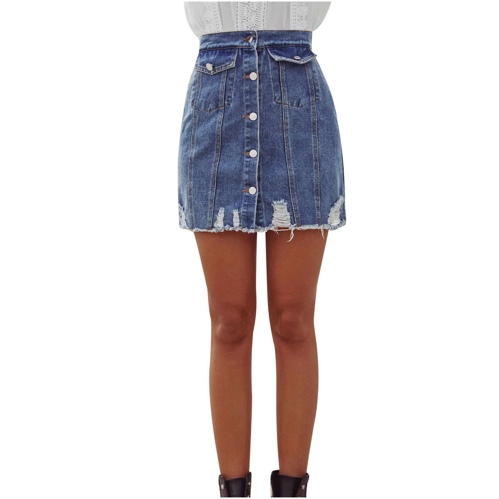 Fashion Women Single Breasted Short Skirt High Waist Denim Casual Mini Skirt Mujer 2021 Clothing Harajuku skirts womens mini
Fashion Women Single Breasted Short Skirt High Waist Denim Casual Mini Skirt Mujer 2021 Clothing Harajuku skirts womens mini