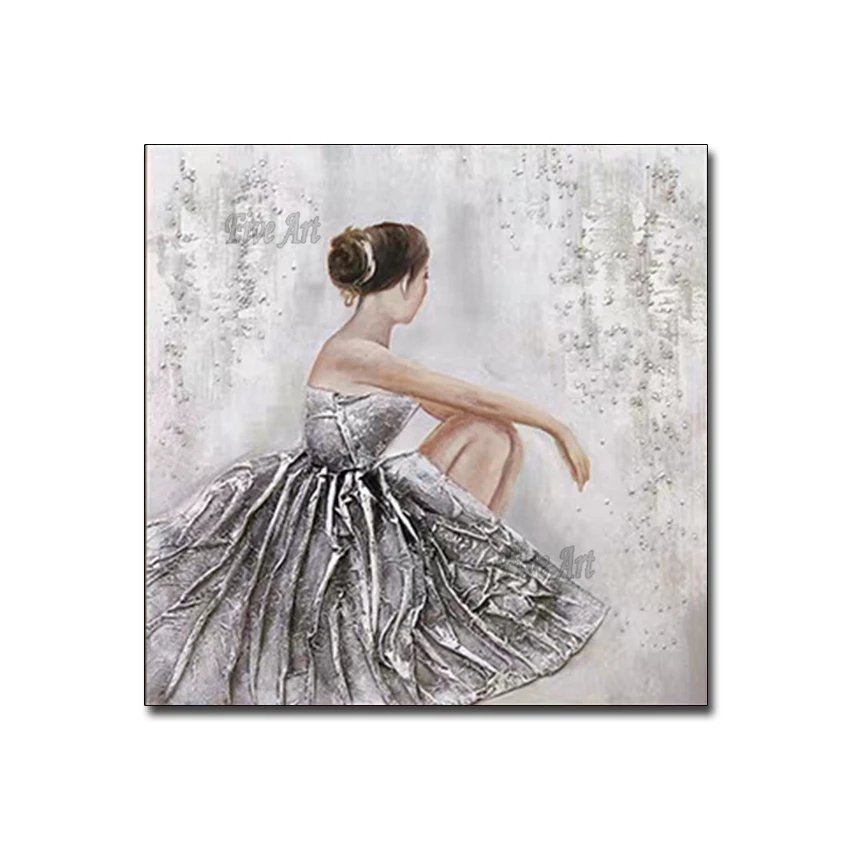 Unframed High Quality Oil Painting On Canvas Dancer Girl Oil Paintings Wall Art Home Decor For Living Room As The Gift
Unframed High Quality Oil Painting On Canvas Dancer Girl Oil Paintings Wall Art Home Decor For Living Room As The Gift