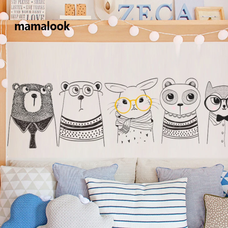 Animal Cartoon Wall Stickers, Removable Wall Stickers, For Kids Room, Bedroom, Living Room, Window, Door, Home Decor
Animal Cartoon Wall Stickers, Removable Wall Stickers, For Kids Room, Bedroom, Living Room, Window, Door, Home Decor