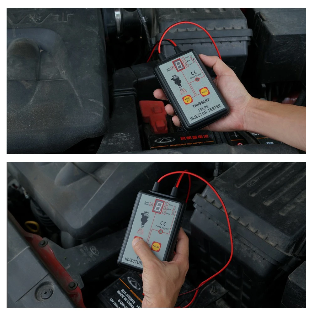 EM276 Professional Injector Tester Fuel Injector 4 Pluse Modes Tester Powerful Fuel System Scan Tool EM276 Diagnostic Tools
EM276 Professional Injector Tester Fuel Injector 4 Pluse Modes Tester Powerful Fuel System Scan Tool EM276 Diagnostic Tools