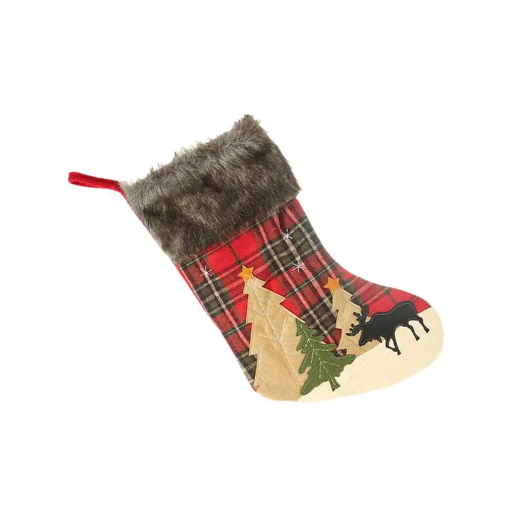 Christmas Plaid Tree Elk Print Sock Stocking Candy Gift Bag Hanging Ornament Xmas Tree Decoration
Christmas Plaid Tree Elk Print Sock Stocking Candy Gift Bag Hanging Ornament Xmas Tree Decoration