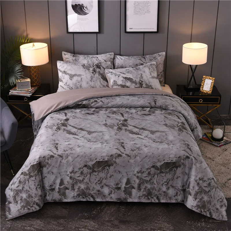 Gray Marble Bed Covers Set Duvet Cover With Pillowcases Adult Girl Boy Bedclothes Comforter Bedding Set Home Decor 61083
Gray Marble Bed Covers Set Duvet Cover With Pillowcases Adult Girl Boy Bedclothes Comforter Bedding Set Home Decor 61083