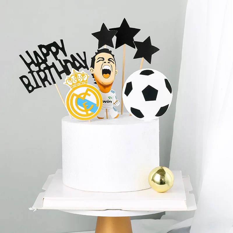Passion Football Theme Party Happy Birthday Banner Cartoon Boy Soccer Cupcake Topper Flags Decorate Kids Birthday Party Supplies 
Passion Football Theme Party Happy Birthday Banner Cartoon Boy Soccer Cupcake Topper Flags Decorate Kids Birthday Party Supplies