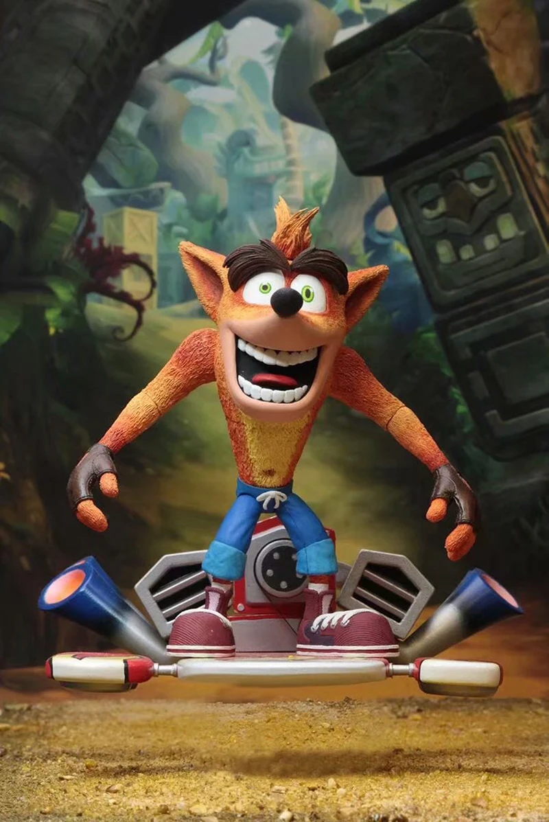 Free shippingNECA Game Deluxe Crash Action Figure Bandicoot with Jet Board Toy Doll Gift For kid
Free shippingNECA Game Deluxe Crash Action Figure Bandicoot with Jet Board Toy Doll Gift For kid