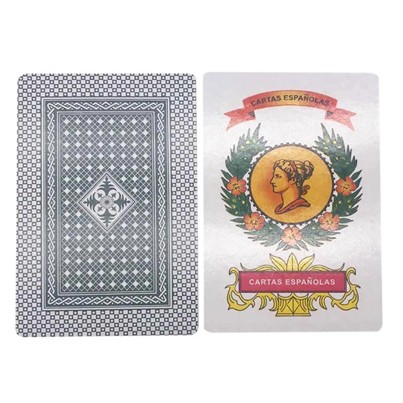 50 Cards Deck Spanish Playing Cards Magic Props Family Party Board Game Poker Cards
50 Cards Deck Spanish Playing Cards Magic Props Family Party Board Game Poker Cards