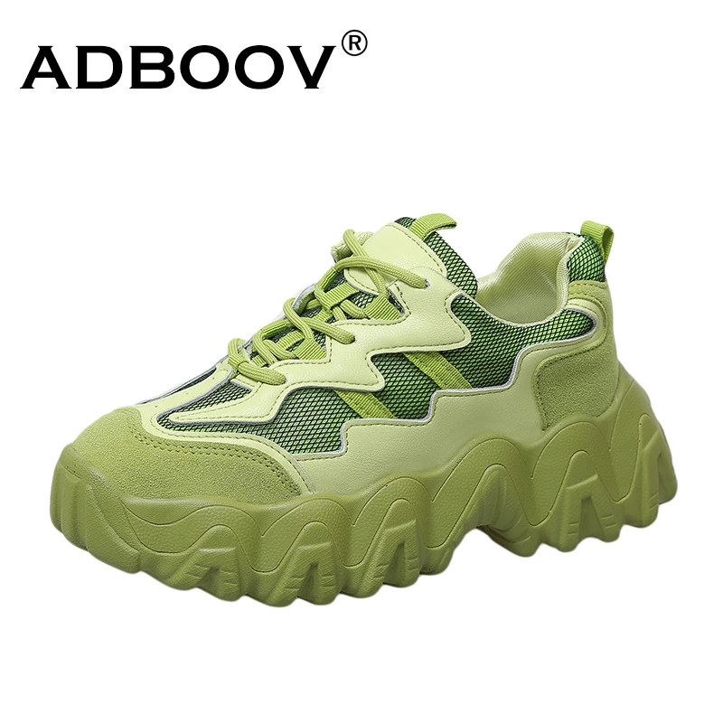 Женские кроссовки на платформе ADBOOV, зеленые, повседневные, из замши и сетки, на толстой подошве, 2020
Женские кроссовки на платформе ADBOOV, зеленые, повседневные, из замши и сетки, на толстой подошве, 2020